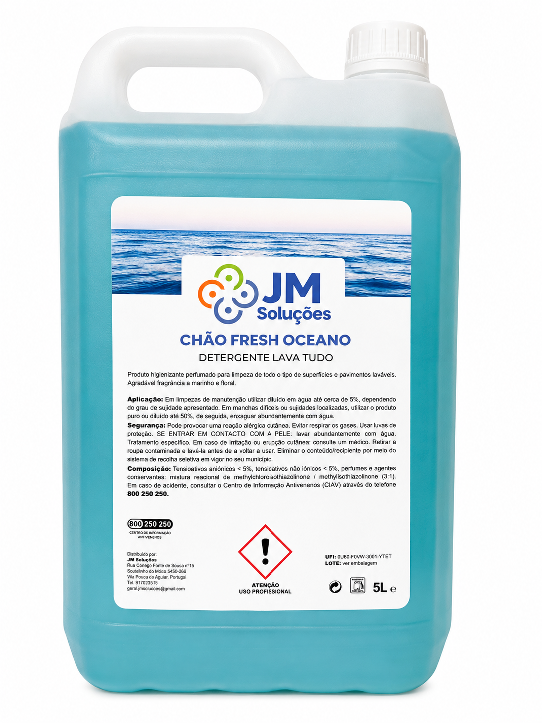 Chão Fresh Oceano 5L - JM Soluções