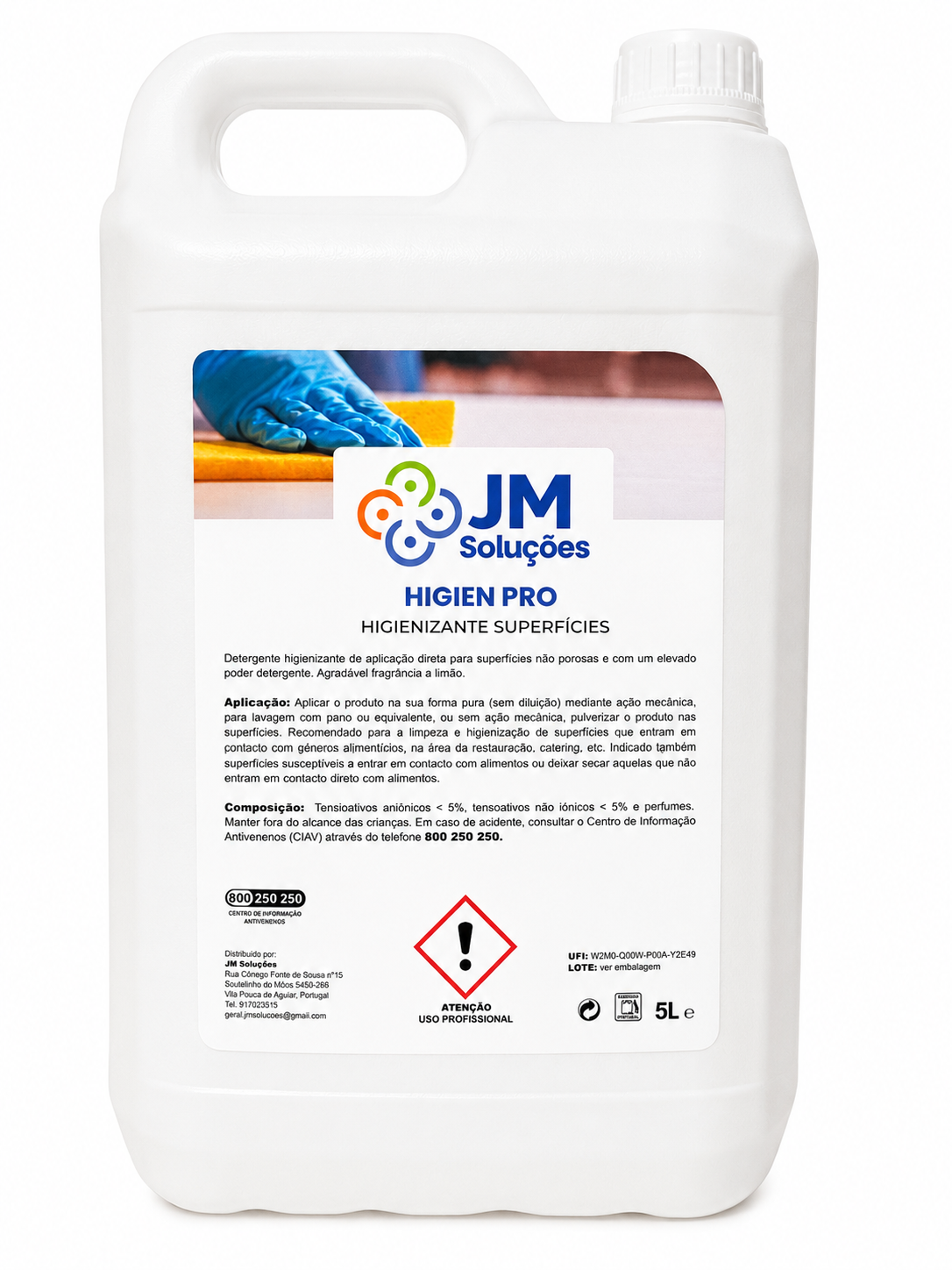 Higien Pro 5L - JM Soluções