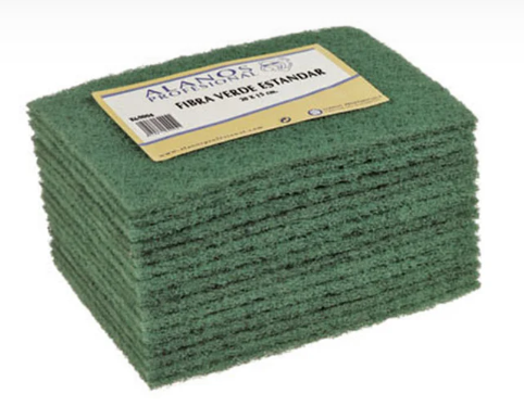 Esfregão Verde 15x20 cm - pack