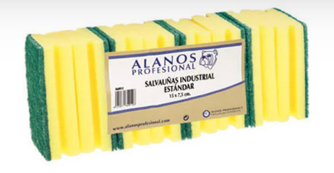Esponja Salva Unhas 7,5x15 cm - pack 8